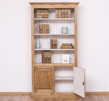 Bookcase with 2 doors