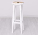 Bar stool with round top