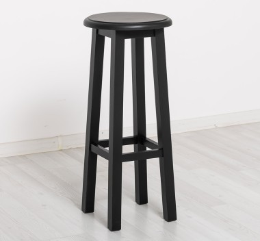 Bar stool with round top