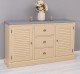 Buffet with 2 doors and 3 drawers, Shutter Collection