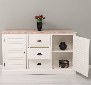 Buffet with 2 doors and 3 drawers, Shutter Collection