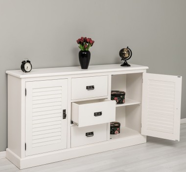 Buffet with 2 doors and 3 drawers, Shutter Collection