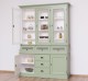 2-door sideboard, 3 drawers, 3 compartments with BAS glass door + 3 SUP glass doors