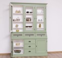 2-door sideboard, 3 drawers, 3 compartments with BAS glass door + 3 SUP glass doors