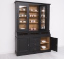 2-door sideboard, 3 drawers, 3 compartments with BAS glass door + 3 SUP glass doors