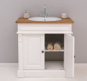 Bathroom cabinet for sink, ornamental, oak top - sink is not included in the price