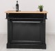 Bar counter with winerack, oak top - Color Top_P061- Color Corp_P150 - DOUBLE COLORED