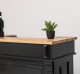 Bar counter with winerack, oak top - Color Top_P061- Color Corp_P150 - DOUBLE COLORED