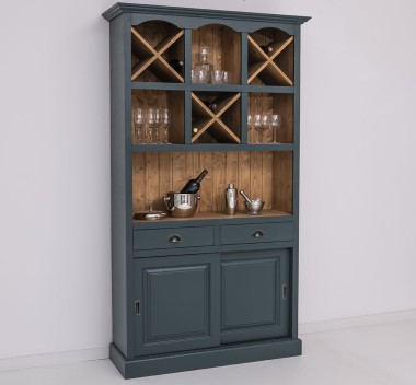 Bar furniture with bottle holder