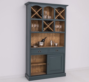 Bar furniture with bottle holder