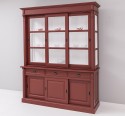 Display cabinet, 6 sliding doors, 3 drawers, BAS + SUP