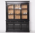 Display cabinet, 6 sliding doors, 3 drawers, BAS + SUP