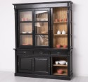 Display cabinet, 6 sliding doors, 3 drawers, BAS + SUP