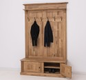 Coat hanger 2 doors oak