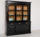 Display cabinet, 6 sliding doors, 3 drawers with metal rails, BAS + SUP - Color Ext._P150 / Color Int._P001 - DOUBLE COLORED