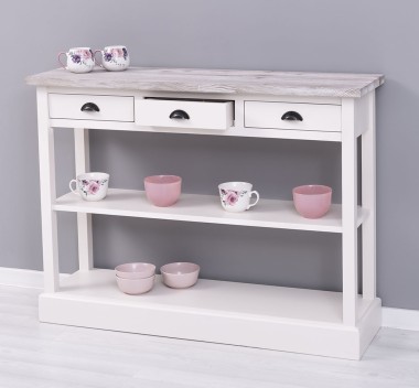 Console with 3 drawers, 1 shelf