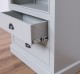 Bookcase with 2 drawers, open shelf