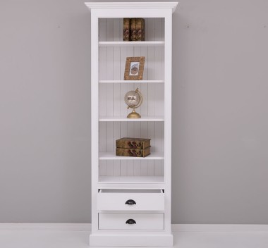 Bookcase with 2 drawers, open shelf