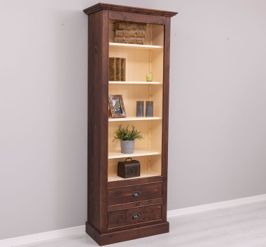 Bookcase with 2 drawers, open shelf