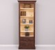 Bookcase with 2 drawers, open shelf