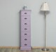 Narrow chest of drawers with 7 drawers