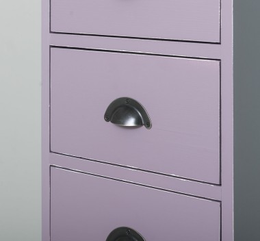 Narrow chest of drawers with 7 drawers