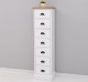 Narrow chest of drawers with 7 drawers