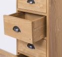 Narrow chest of drawers with 7 drawers