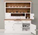 Buffet 3 doors, 3 drawers wirh metal rails BAS + 3 shelves, 2 small doors, 3 drawers SUP - Color Top_P001 - Color Ext._P004 / Co