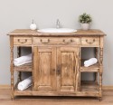 Bathroom cabinet for sink with 2 doors and 2 shelves - the sink is not included in the price