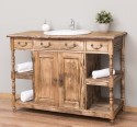 Bathroom cabinet for sink with 2 doors and 2 shelves - the sink is not included in the price