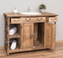 Bathroom cabinet for sink with 2 doors and 2 shelves - the sink is not included in the price