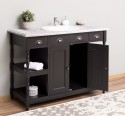 Bathroom cabinet for sink with 2 doors and 2 shelves - the sink is not included in the price