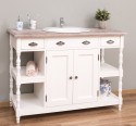 Bathroom cabinet for sink with 2 doors and 2 shelves - the sink is not included in the price