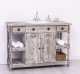 Bathroom cabinet for sink with 2 doors and 2 shelves - the sink is not included in the price