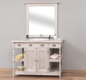 Bathroom cabinet for sink with 2 doors and 2 shelves - the sink is not included in the price