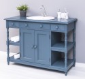 Bathroom cabinet for sink with 2 doors and 2 shelves - the sink is not included in the price