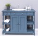 Bathroom cabinet for sink with 2 doors and 2 shelves - the sink is not included in the price