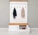 Coat hanger 2 doors, with oak top