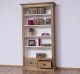 Bookcase with 2 drawers, open shelf