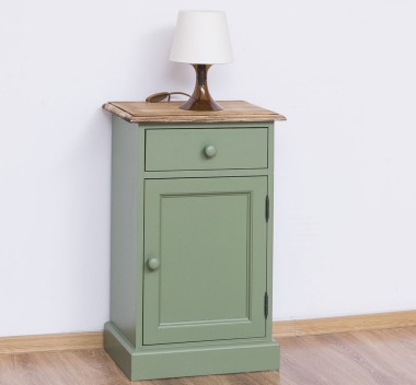 Nightstand with 1 door and 1 drawer