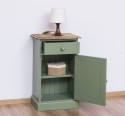 Nightstand with 1 door and 1 drawer