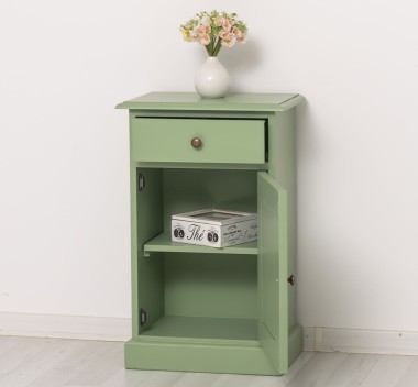 Nightstand with 1 door and 1 drawer