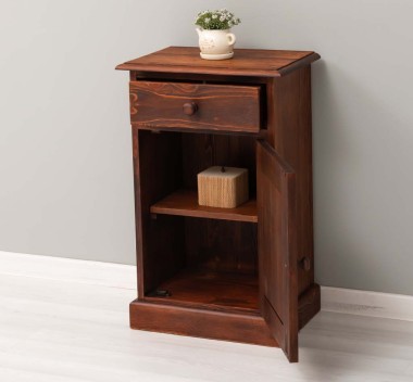 Nightstand with 1 door and 1 drawer