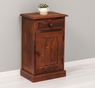 Nightstand with 1 door and 1 drawer