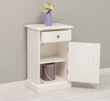 Nightstand with 1 door and 1 drawer