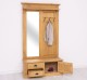 Coat decorated with mirror, 1 door, 2 drawers