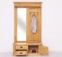 Coat decorated with mirror, 1 door, 2 drawers