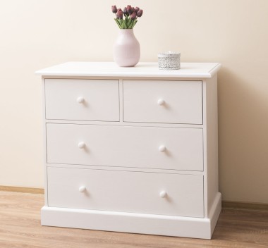 Chest of drawers with 2 narrow drawers + 2 wide drawers