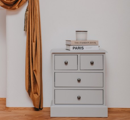 Nightstand with 4 drawers